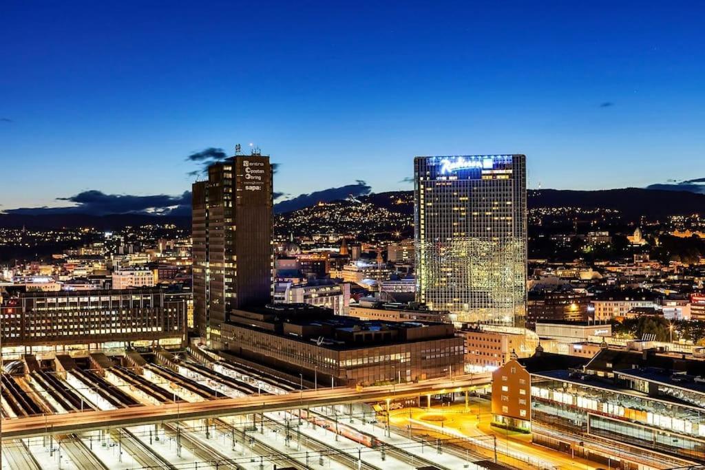 Live On The Roof Of Oslo City Center Lejlighed Eksteriør billede
