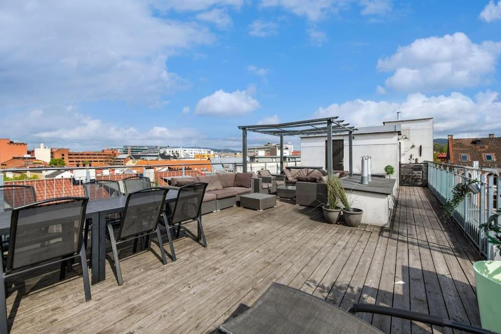 Live On The Roof Of Oslo City Center Lejlighed Eksteriør billede